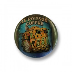 GRAND BADGE POISSON COFFRE
